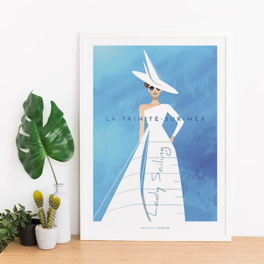 Affiche Lady Sailing