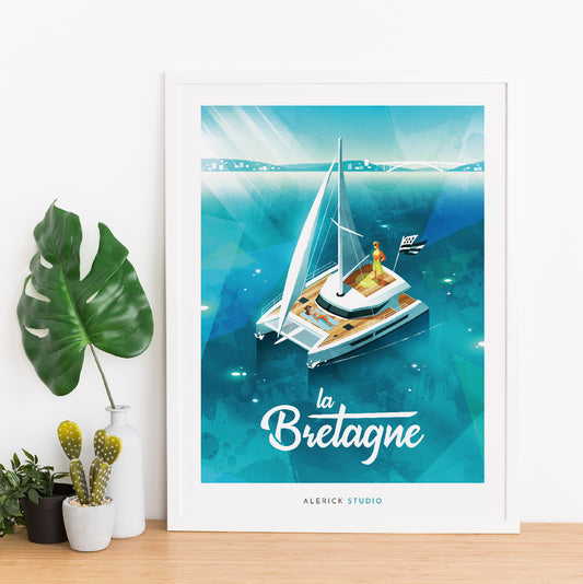 Mise en scène de ce que l'illustration rend encadrée.