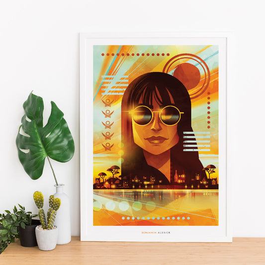 Affiche Retro Girl