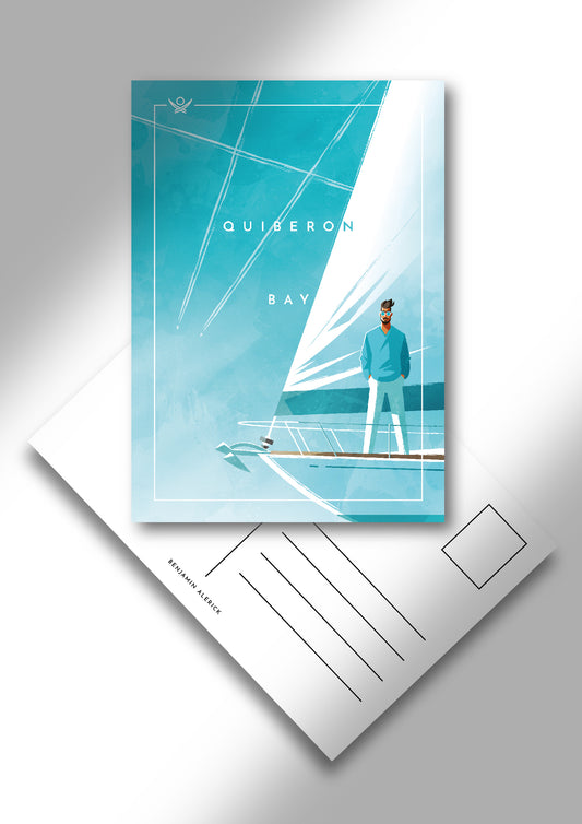 Carte postale Quiberon Bay