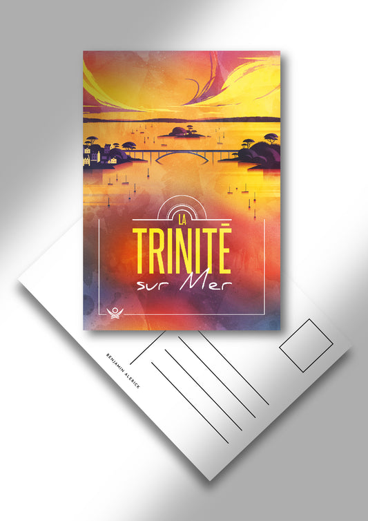 Carte postale La Trinité-sur-Mer Soleil Levant