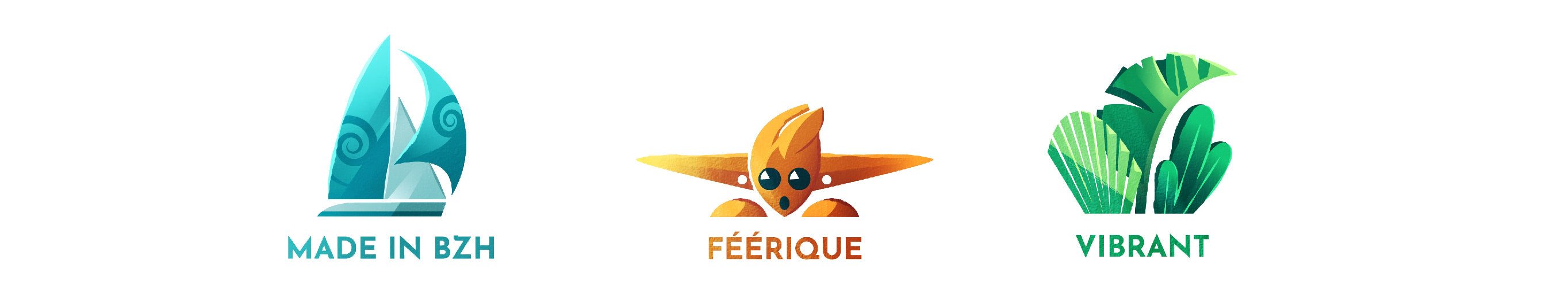 Illustrations conceptualisées et fabriquées en Bretagne, Images féériques et vibrantes de couleurs